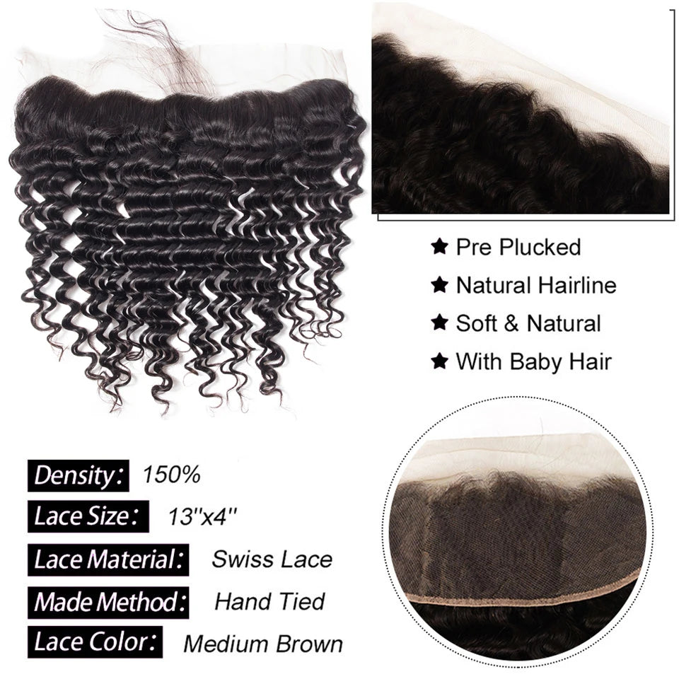 Human Hair Bundles With Transparent HD