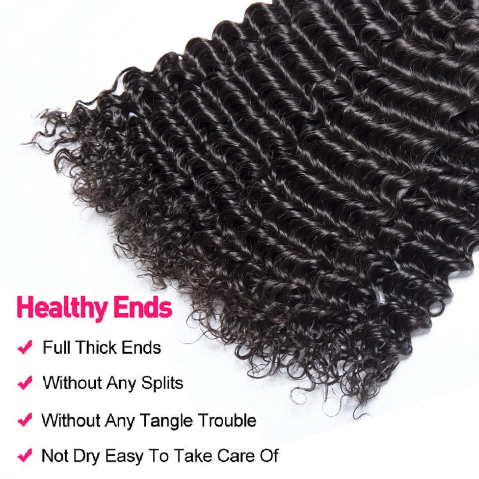 Human Hair Bundles With Transparent HD