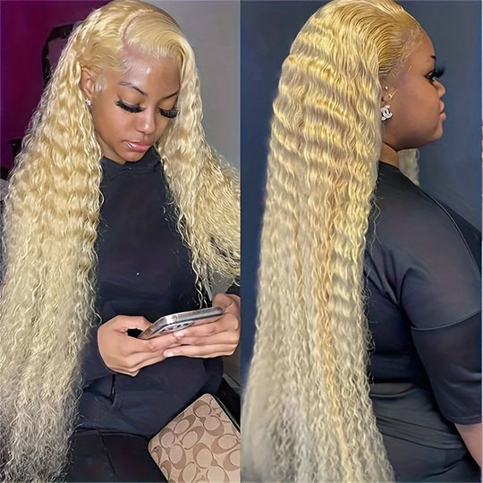 13x6 Hd Lace Frontal Wig 613 Blonde Wig 13x4 Lace Human Hair Wigs Deep