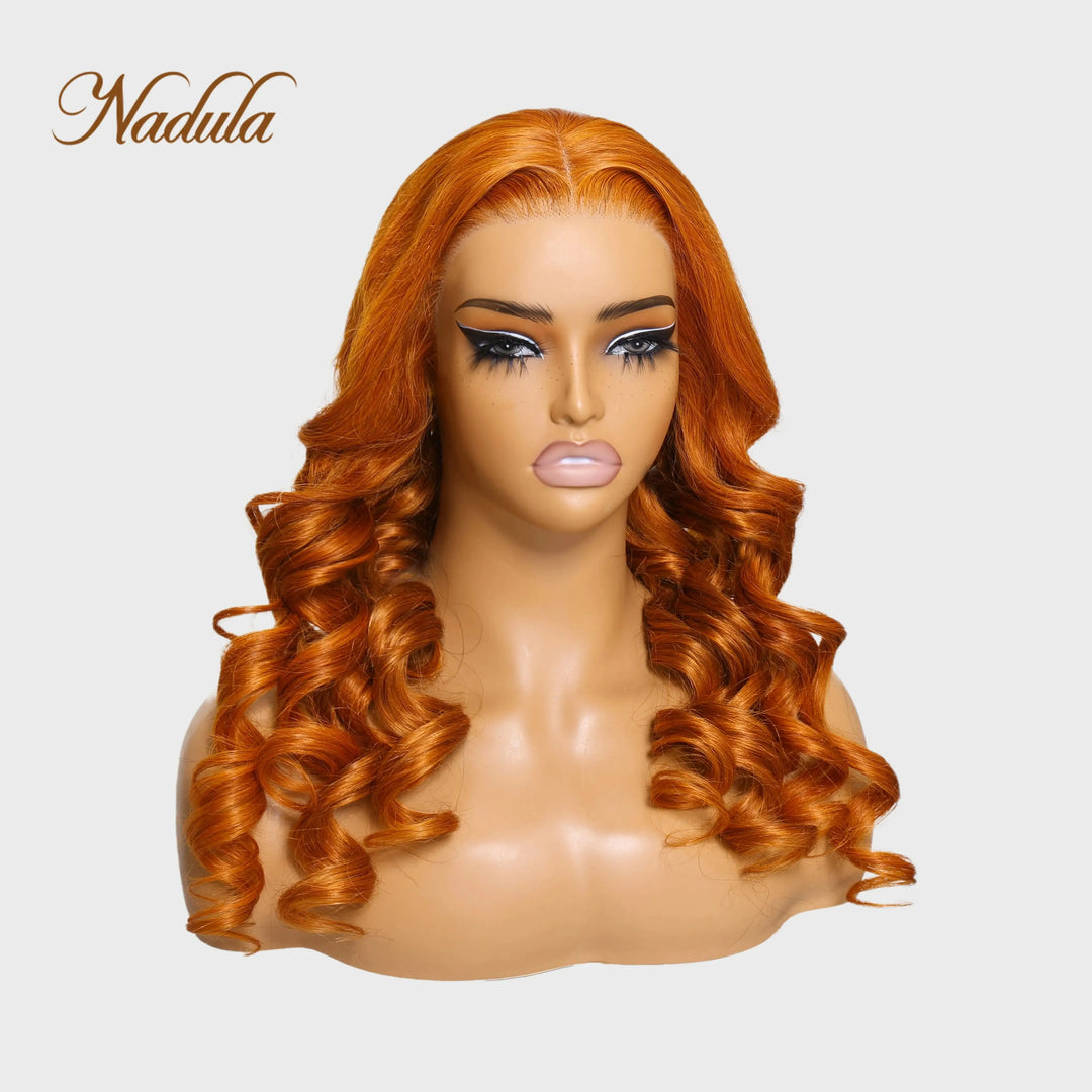 Nadula Hair 13x4 Lace Frontal Ginger Body Wave Pre-Everything Wig