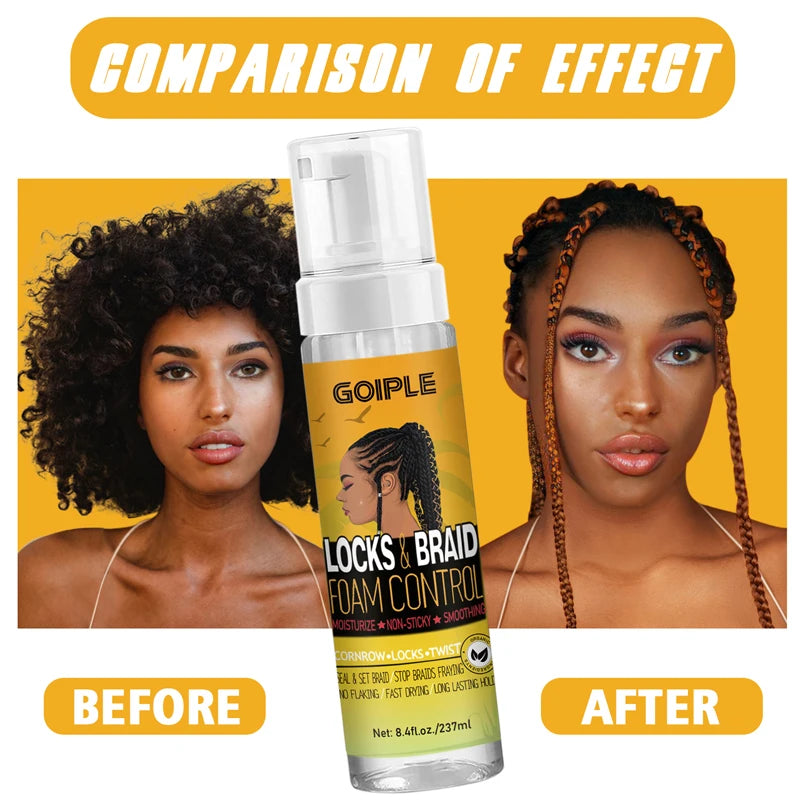 GOIPLE Hair promade For Black Women Men Hair Gel Braiding Spray