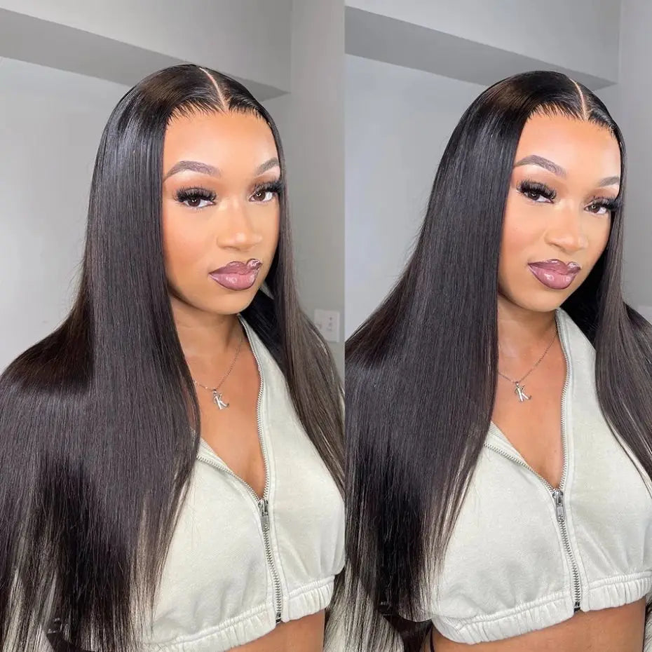 180% Glueless Wigs Human Hair 5x5 6x4 Lace Closure Wigs