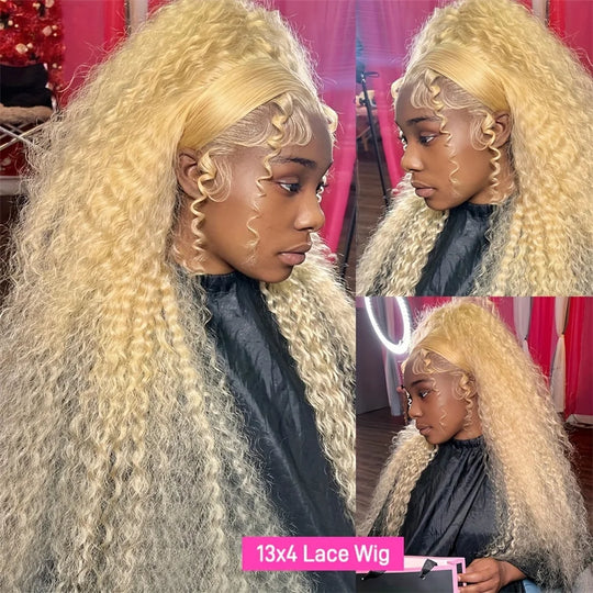 13x6 Hd Lace Frontal Wig 613 Blonde Wig 13x4 Lace Human Hair Wigs Deep