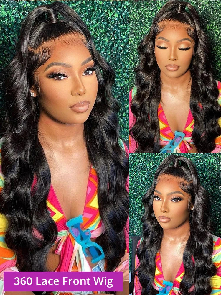 30 40 Inch Body Wave 13x6 HD Lace Frontal Wig Human Hair