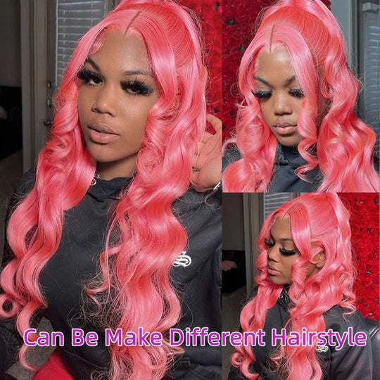 Sogreat Pink Lace Front Wig Human Hair 13x4 13x6 Hd Lace Frontal Wig