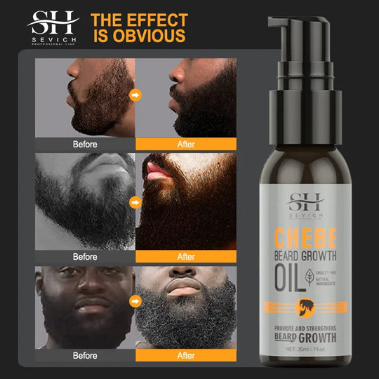 Men Natural Beard Growth Chebe Oil Fast