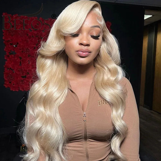 Lumiere 14-30 Inch 613 Honey Blonde Lace Wig Human Hair Body Wave