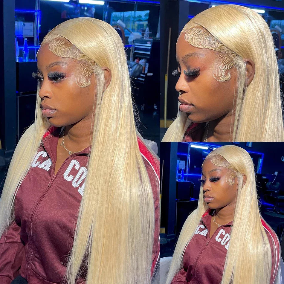 13x4 Blonde Lace Front Wig Human Hair 613 Hd Lace Frontal Wig