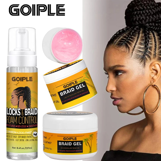 GOIPLE Hair promade For Black Women Men Hair Gel Braiding Spray