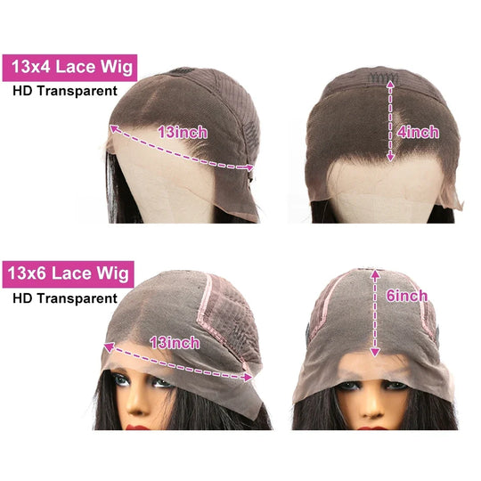 4/27 Highlight Ombre Deep Wave Lace Front Wig Transparent