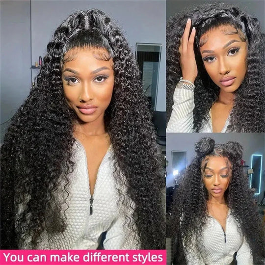 hd lace wig 13x6 human hair glueless curly wig for women choice