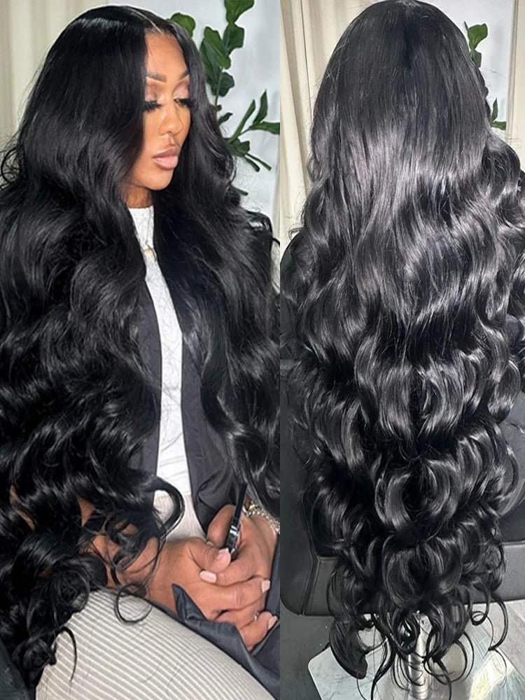 30 40 Inch Body Wave 13x6 HD Lace Frontal Wig Human Hair