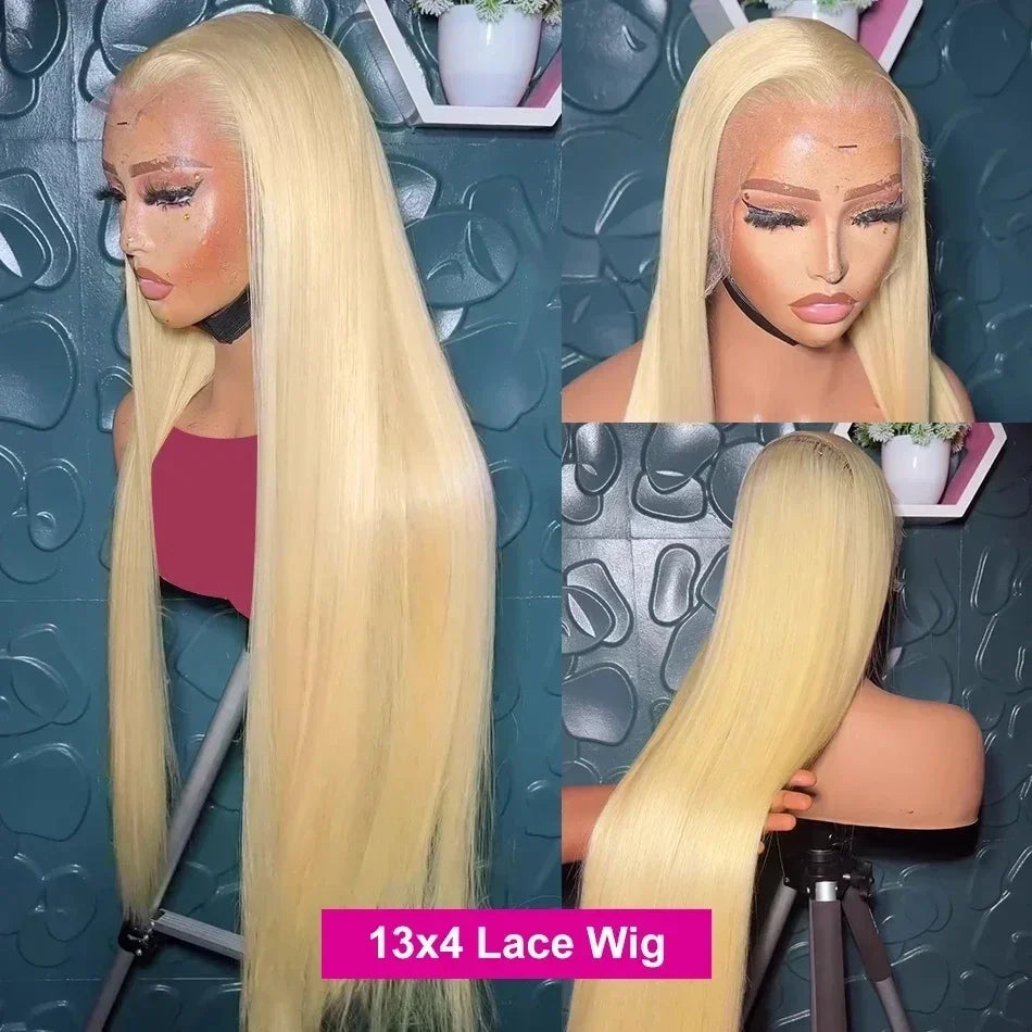 13x4 Blonde Lace Front Wig Human Hair 613 Hd Lace Frontal Wig