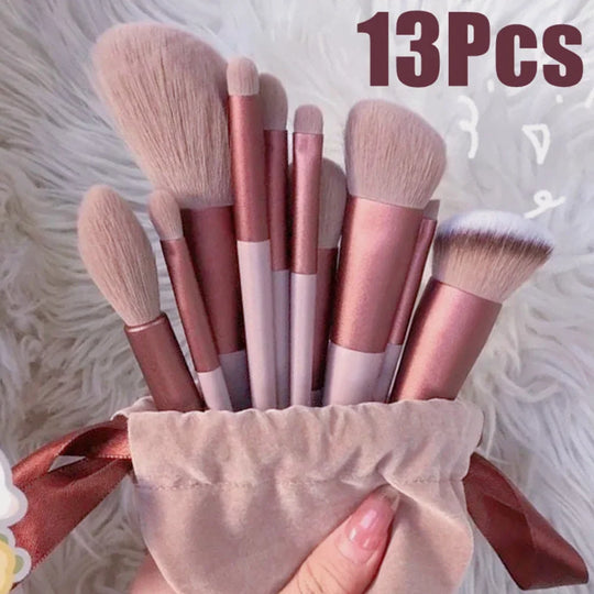 13Pcs Makeup Brush Set Make Up Highlighter Foundation Cosmetic Beauty Tools