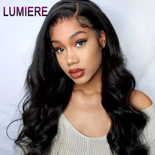 Lumiere 30 32 Inch Body Wave 13x4 HD Transparent  Lace Frontal Wig